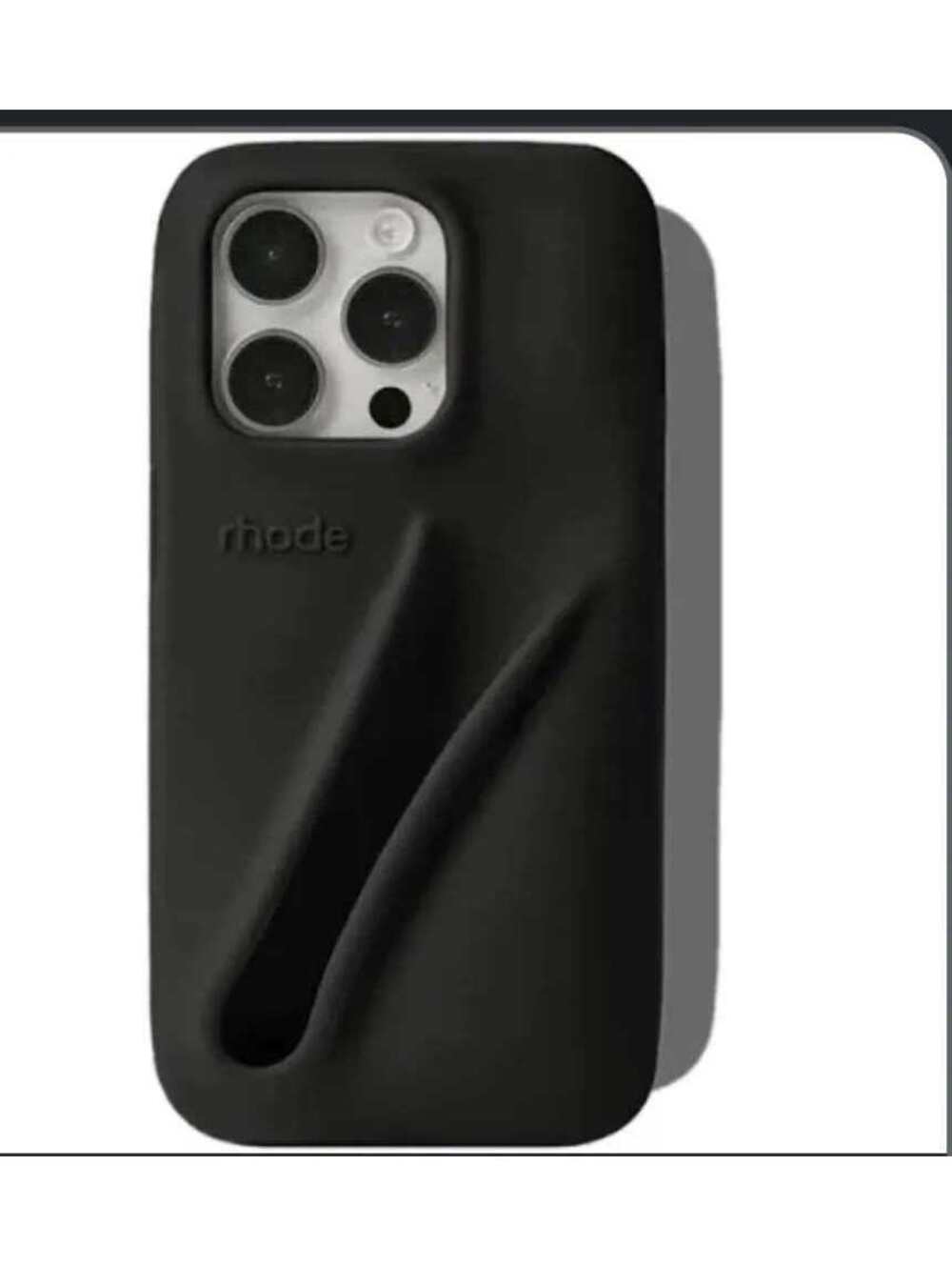 Rhode lip case for the IPhone 16 Pro Max (black)
